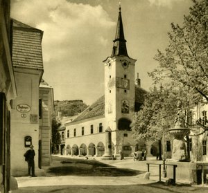 Városháza, Gumpoldskirchen, Mödling, Alsó-Ausztria, 1935. alkotó: Unbekannt
