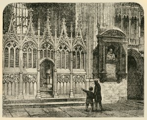 A mártíromság kereszthajója, Canterbury katedrálisa, 1890. alkotó: Unbekannt