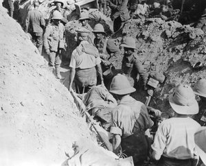 Sérültek szállítása, szövetséges hadműveletek a Dardanellákon, Törökország, 1915-1916 alkotó: Unbekannt
