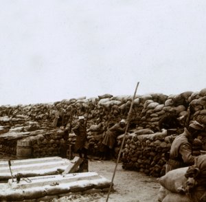 Árkok Mamelon Vertnél, Nieuwpoort, Flandria, Belgium, 1914-c1918 alkotó: Unbekannt