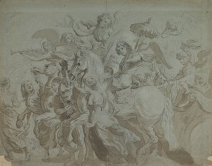 Az Eucharisztia diadala, 17. század közepe. alkotó: Unbekannt