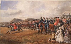 Sándor cár csapatokat tekint át, 1867 alkotó: Unbekannt