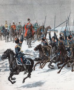 II. Miklós cár a kozákokról, az orosz-japán háborúról, 1904-1905 alkotó: Unbekannt