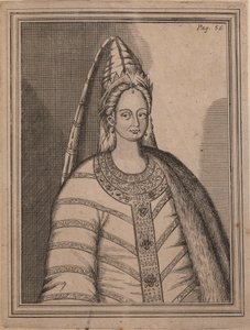 Irina Godunova cárnő 1557-1603, I. Feodor orosz cár felesége. alkotó: Unbekannt
