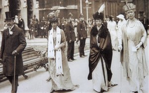 Maria Fedorovna orosz cárnő Nagy-Britanniában látogat, 1890-es években alkotó: Unbekannt