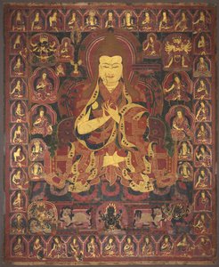 Tsong Khapa, a Geluk Rend alapítója, c. 1440-1470. alkotó: Unbekannt