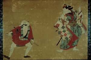 Két színész egy színdarabban, 1700-1705 alkotó: Unbekannt