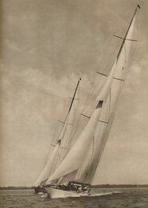 Két híres jacht izgalmas versenyben, 1936 alkotó: Unbekannt
