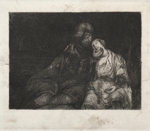 Két figura, 1800-as évek. alkotó: Unbekannt