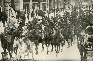 Az orosz lovasság típusai, 1919. alkotó: Unbekannt