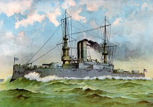 USS Alabama, amerikai csatahajó, 1898 alkotó: Unbekannt
