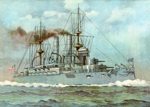 USS Kearsarge, amerikai csatahajó, 1898 alkotó: Unbekannt