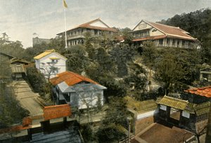 Un Hotel A Kioto, Hotel Kiotóban, 1900. alkotó: Unbekannt