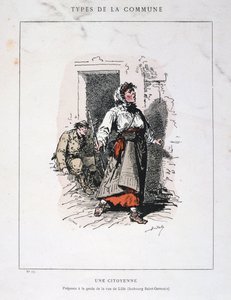Egy polgár, Párizs Kommün, 1871. alkotó: Unbekannt