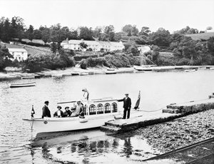 Egyesült Királyság: Kilátás a Fal folyóra. Feock, Cornwall, alkotó: Unbekannt