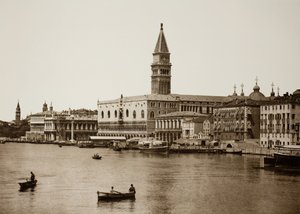 Cím nélkül 99, c. 1890. [Dózse-palota és Canal Grande, Velence]. alkotó: Unbekannt