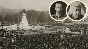 A Victoria Memorial leleplezése, London, 1911. május 16. alkotó: Unbekannt