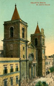 Valletta Málta – St. Johns Church, 1918-c1939. alkotó: Unbekannt