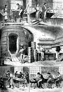 Különféle fazekas eljárások, c1880 alkotó: Unbekannt