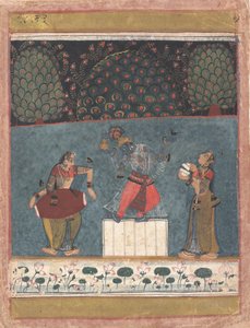 Vasant Ragini: Folio egy ragamala sorozatból Garland of Musical Modes, kb. 1630-40. alkotó: Unbekannt