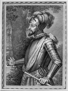 Vasco Núñez de Balboa 1475-1519 A híres spanyolok portréiból, 1791 alkotó: Unbekannt