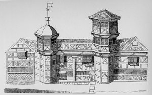 Vaux Hall kastély, c1813, 1912 alkotó: Unbekannt