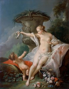 „Vénusz és Ámor”, XVIII. század alkotó: Unbekannt