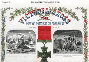 Victoria Cross, brit vitézségdíj, 1857 alkotó: Unbekannt