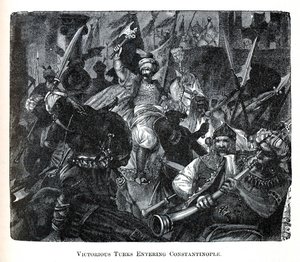 A győztes törökök bevonulnak Konstantinápolyba, 1882 alkotó: Unbekannt