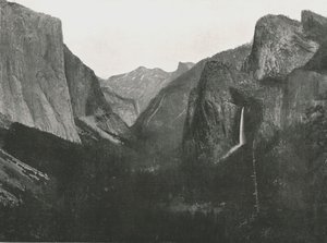 Kilátás az Artists Pointról, Yosemite Valley, USA, 1895. alkotó: Unbekannt