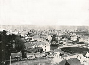 Kilátás a Milton Roadról, Napier, Új-Zéland, 1895. alkotó: Unbekannt