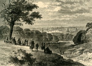 Kilátás a One-Tree Hillről, Greenwich Park, 1846, 1878. alkotó: Unbekannt