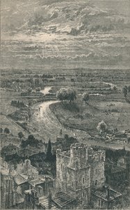 Kilátás a Kerek Toronyból, 1895 alkotó: Unbekannt
