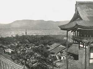 Kilátás a dombokról, Kiotó, Japán, 1895. alkotó: Unbekannt