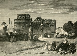 Megtekintés Nantes-ban, 1890. alkotó: Unbekannt