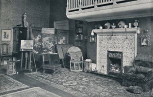 Kilátás Sir E. A. Waterlow műtermében, R. A., 19. század vége – 20. század eleje. alkotó: Unbekannt