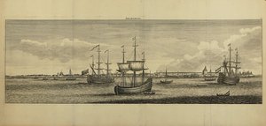 Arhangelszk látképe, 1770 körül alkotó: Unbekannt