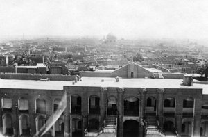 Bagdad kilátása egy blokk toronyból, 31. brit általános kórház, Mezopotámia, I. világháború, 1918 alkotó: Unbekannt