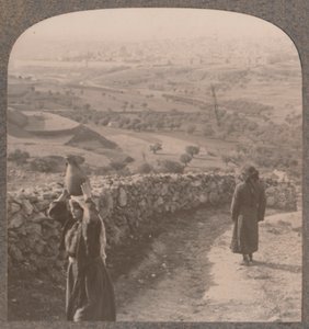 Kilátás Jeruzsálemre a Peters House-ból, 1900 alkotó: Unbekannt