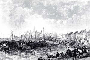 Kostroma látképe, 1835 körül alkotó: Unbekannt