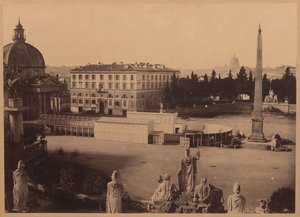 Róma látképe, c. 1860. alkotó: Unbekannt