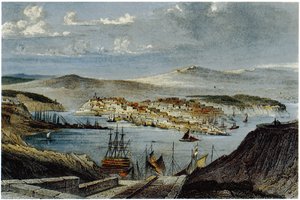 Szevasztopol látképe, c. 1850 alkotó: Unbekannt
