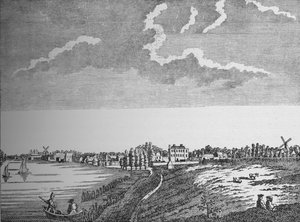 Wandsworth kilátás, Surrey, 1780, 1912 alkotó: Unbekannt