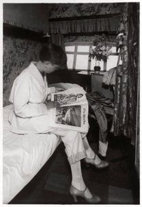 Kilátás egy utaskabinról a Zeppelin LZ 127 Graf Zeppelin fedélzetén, 1933 alkotó: Unbekannt