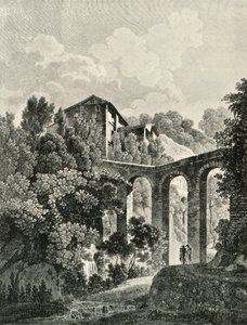 Kilátás a vízvezetékre, az Alhambra közelében, 19. század, 1907. alkotó: Unbekannt