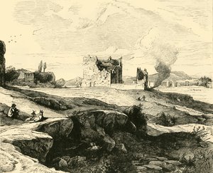 Kilátás a Campagna-ra a Via Appia felől, 1890. alkotó: Unbekannt