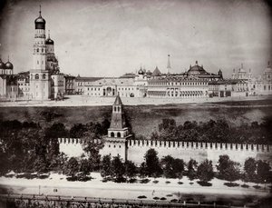 Kilátás a moszkvai Kremlre, Oroszország, c1870-c1875 alkotó: Unbekannt
