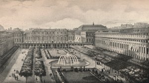 A Palais-Royal látképe 1834-ben, 1915-ben alkotó: Unbekannt
