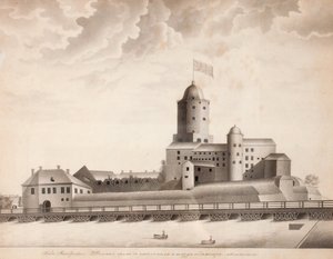 Kilátás a viborgi várra, kb. 1840 alkotó: Unbekannt
