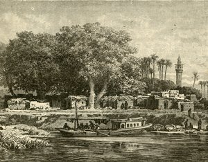 Kilátás a Nílus deltájára, 1890. alkotó: Unbekannt